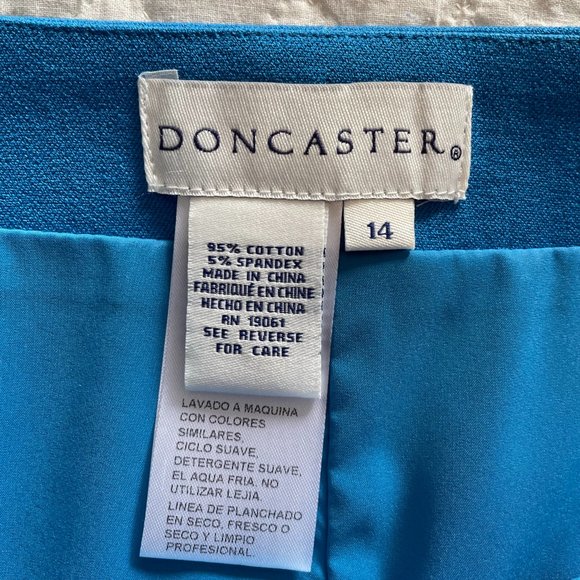 Doncaster Teal Skirt Size 14 NWT - Picture 4 of 6